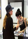 Jessica Alba - Prix Body Piercing in West Hollywood - January 2014