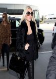 Jessica Simpson Street Style - at LAX Airport, January 2014