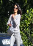Jordana Brewster Street Style - Out in Beverly Hills, January 2014
