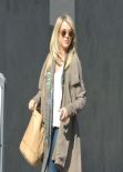 Julianne Hough Street Style - In Jeans - Out for Lunch in Beverly Hills. January 2014