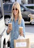 Julianne Hough Street Style - Out for Coffee in Beverly Hills - January 2014