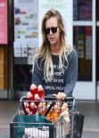 Kaley Cuoco in Jeans - Shopping at Gelson