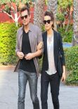 Kate Beckinsale Street Style - Out With Spouse Len Wiseman in Los Angeles - January 2014