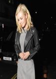 Katherine Jenkins Night Out Style - Leaving Cipriani Restaurant in Mayfair, London, Jan. 2014