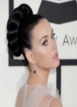Katy Perry Wears Valentino Couture at 56th Annual Grammy Awards