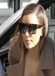 Kim Kardashian Exits Her Car in Los Angeles - January 2014