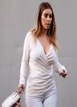 Kim Kardashian Street Style - Plaza Towers in Los Angeles & on Robertson in West Hollywood - Jan. 2014
