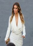 Kim Kardashian Style - Arriving to The Ellen DeGeneres Show in Burbank, January 2014