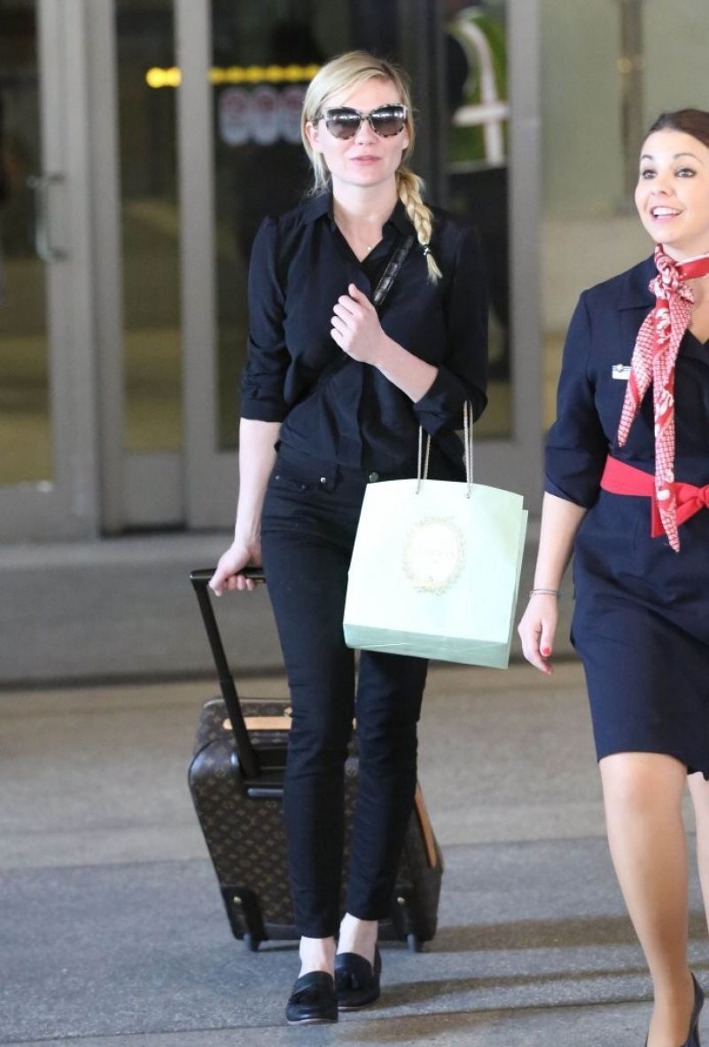 Kirsten Dunst Heathrow Airport June 24, 2014 – Star Style