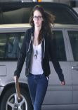Kristen Stewart in Jeans - Out in Los Angeles - January 2014