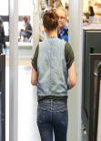 Kristen Stewart Street Style - Leaving from Burbank Airport, January 16, 2014