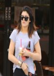 Kylie Jenner Street Style - Leaving a Juice Bar, January 2014