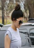 Kylie Jenner Street Style - Leaving a Juice Bar, January 2014