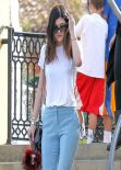 Kylie Jenner Street Style - Out for Lunch In Calabasas