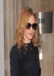 Kylie Minogue Street Style - BBC Radio 1 Studios in London, January 2014