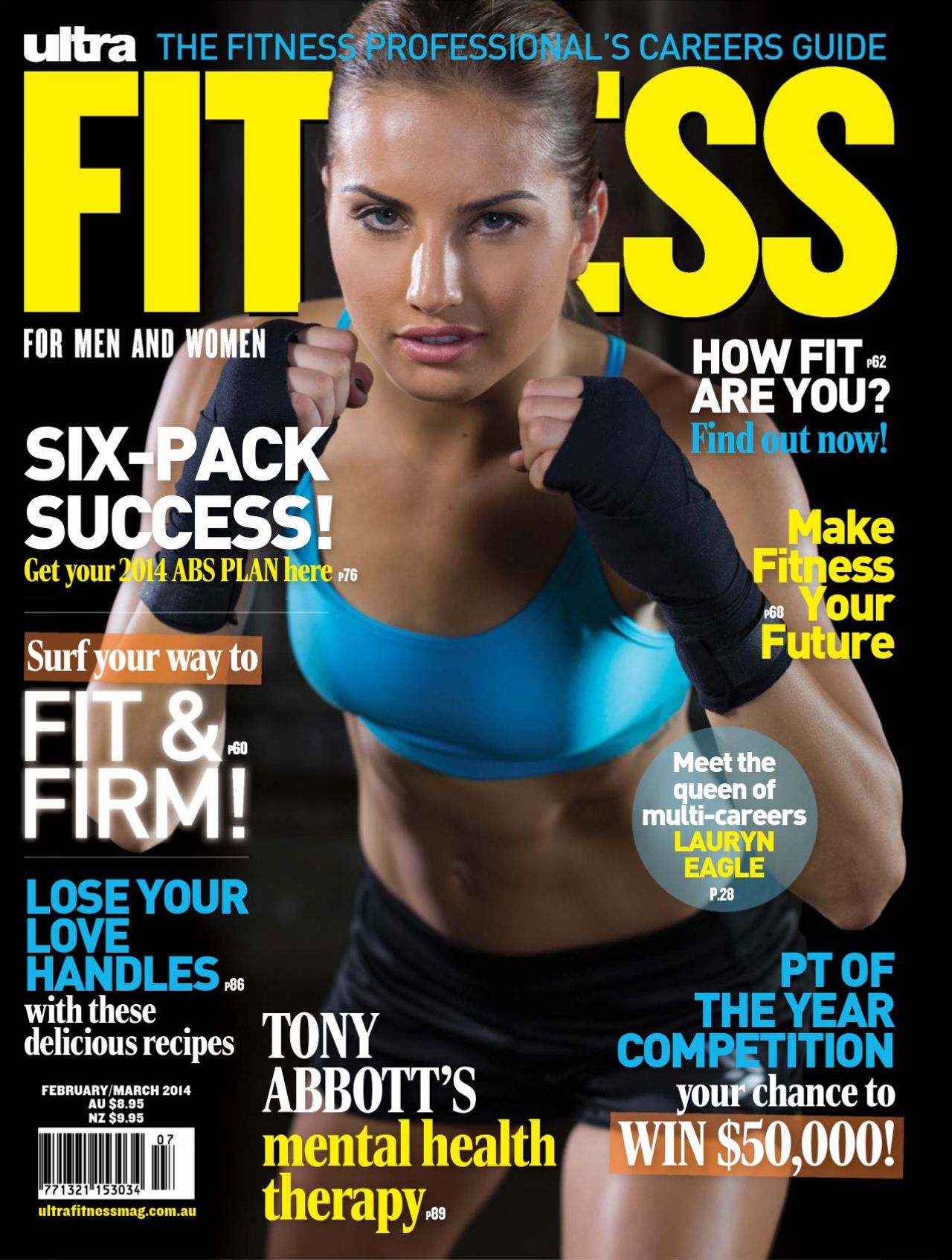 Lauryn Eagle – ULTRA FITNESS Magazine – February/March 2014 Issue 