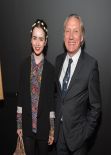 Lilly Collins Attends LA Art Show, January 2014