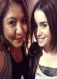 Lilly Collins Twitter Instagram Whosay Personal Photos - January 2014 Collection