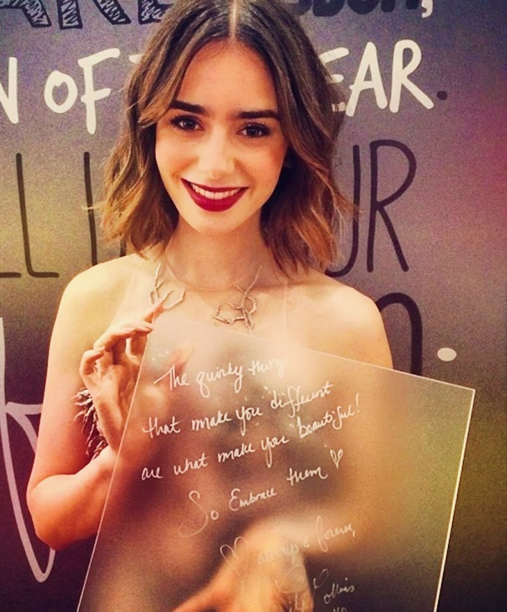 Lily Collins Twitter Instagram Whosay Personal Photos - January 2014 Collec...