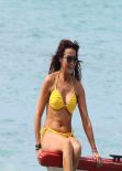 Lizzie Cundy In a Bikini on holiday in Barbados, December 2013
