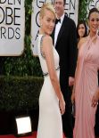 Margot Robbie Wears Gucci -  2014 Golden Globe Awards Red Carpet
