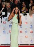 Michelle Keegan Wears Philip Armstrong Atelier Gown at NTAs London, January 2014