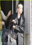 Miley Cyrus Street Style - Out for Lunch in Los Angeles - Januaru 2014