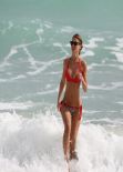 Olga Kent Bikini Candids - Miami, January 2014