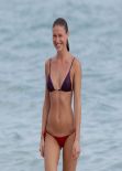 Olga Kent Bikini Photos - Beach in Miami - January 6 2014