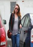 Olivia Wilde Street Style - Out for Lunch in Los Angeles - January 2014