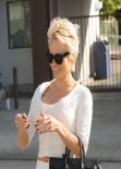 Pamela Anderson Street Style - Out in Los Angeles - January 2014