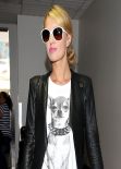 Paris Hilton at LAX Airport - January 2014
