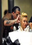 Paris Hilton At Meche Hair Salon In Los Angeles - January 2014