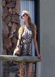 Paris Hilton Visits Uruguayan Beach Resort Punta del Este - January 2014