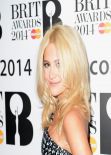 Pixie Lott on Red Carpet - The BRITs Are Coming, January 2014