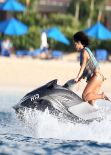 Rihanna in a Bikini - 173 Photos from the Beach in Barbados (Dec. 2013)