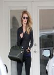Rosie Huntington-Whiteley Style - Leaving the Gym - Los Angeles, January 2014