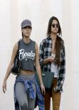 Selena Gomez Street Style - Shopping With a Friend in Studio City - January 2014