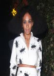 Solange Knowles - Leaving Chateau Marmont in West Hollywood