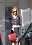 Taylor Swift Street Style - Leaving the Gym - January 2014