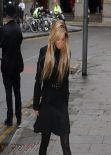Tulisa Contostavlos  Arrives at Southwark Crown Court - United Kingdom January 9, 2014
