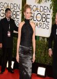 Uma Thurman on Red Carpet - 2014 Golden Globe Awards