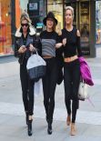 Abbey Clancy, Natalie Lowe & Iveta Lukosiute - Shopping in Manchester, February 2014