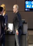 Abbie Cornish - Booty in Jeans - LAX Airport in Los Angeles, February 2014