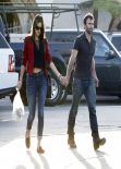 Alessandra Ambrosio in Tight Jeans  - Out in Brentwood, February 2014