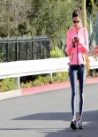 Alessandra Ambrosio Workout Style - Februray 2014 
