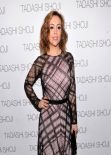 Alyssa Milano at the Tadashi Shoji Fashion Show at MBFW in New York City