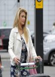 Amy Willerton Street Style - Arriving at LAX Airport, February 2014