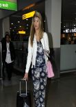Amy Willerton Street Style - Arriving at LAX Airport, February 2014