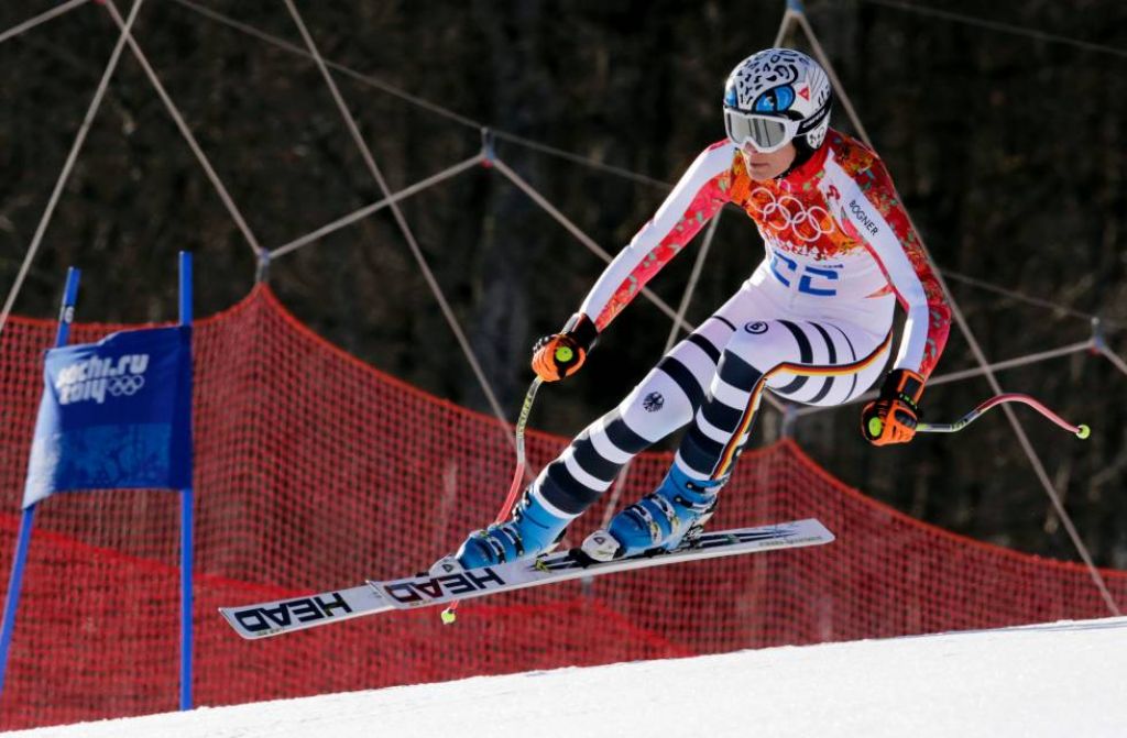 Anna Fenninger, Maria Höfl-Riesch and Lara Gut - 2014 Sochi Winter ...